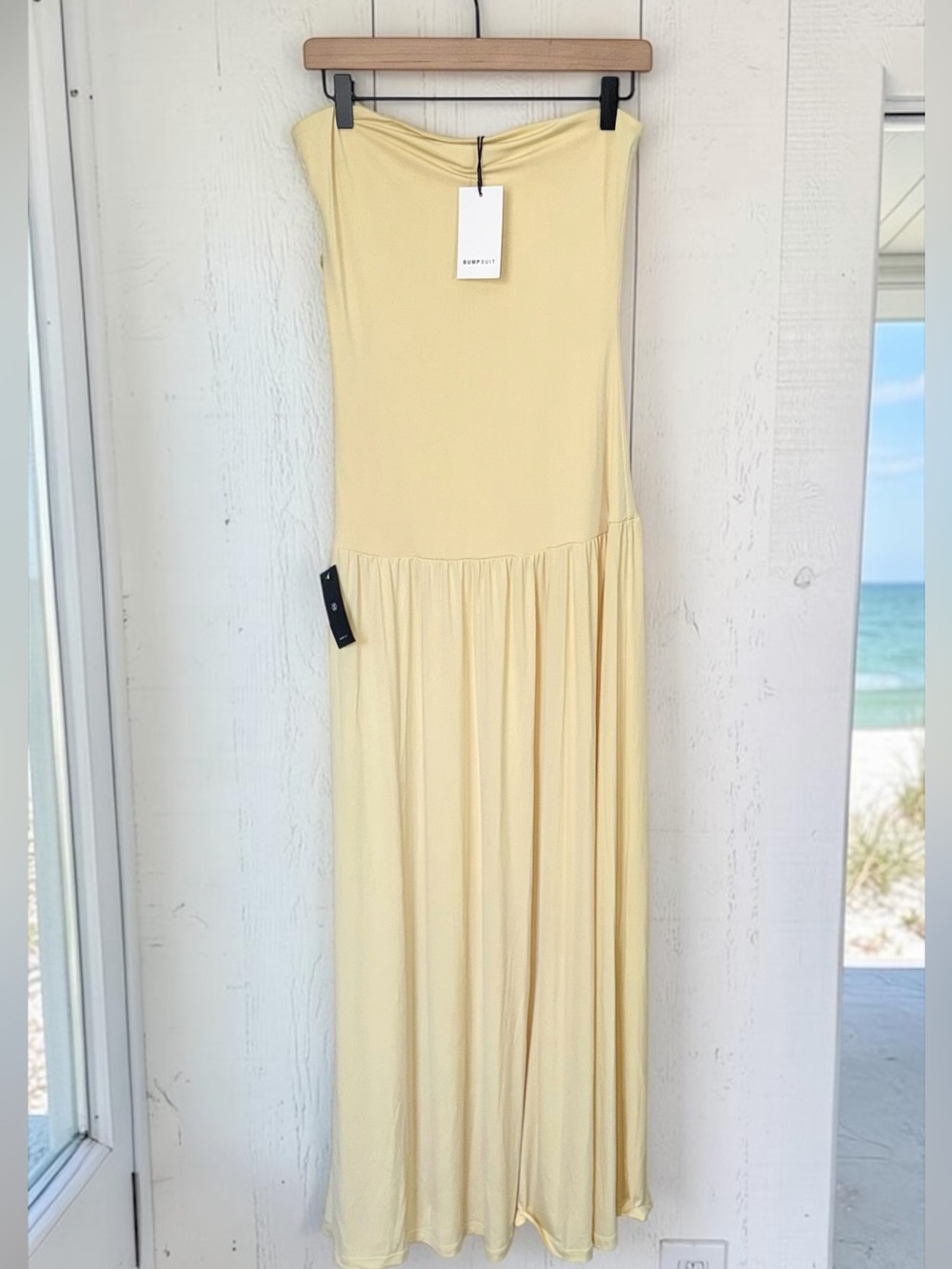 Bumpsuit NWT The Maria Dress in Butter Yellow Size Medium